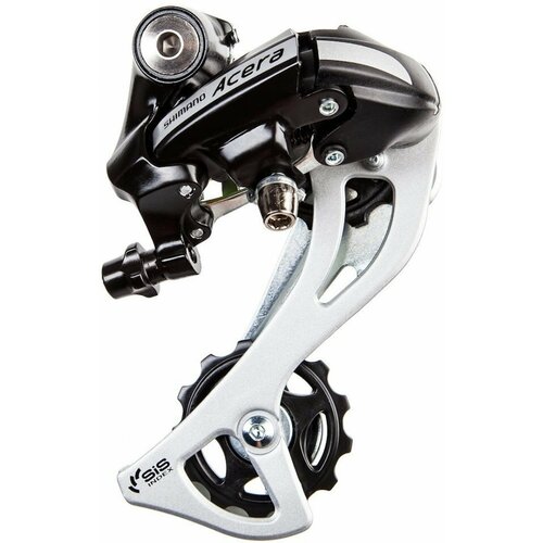 Переключатель задний Shimano Acera, M360, SGS, 7/8ск, без упаковки переключатель задний shimano acera rd m360 7 8ск крепление на петух б уп