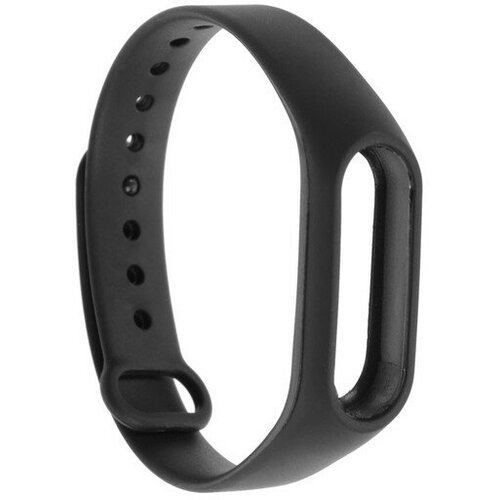 Ремешок для фитнес-браслета Mi Band 2 LuazON, черный