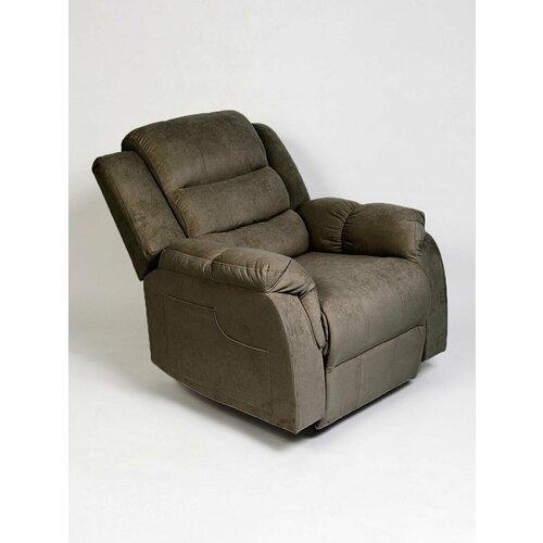 Кресло реклайнер велюр с электроприводом Masscomplekt tenerife coffeе 45142₽