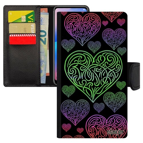 фото Чехол-книжка для мобильного apple iphone xs, "сердце" любовь амур utaupia