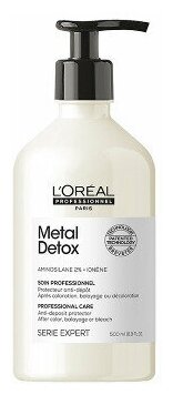 Loreal Professionnel Смываемый уход для восстановления окрашенных волос Serie Expert Metal Detox, 500 мл