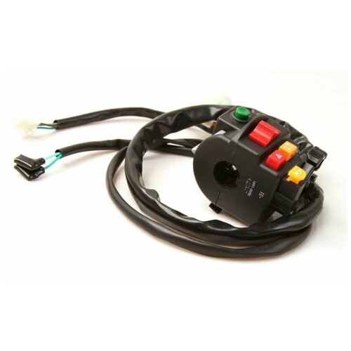 Блок управления левый, в сборе (с кнопкой глушения)