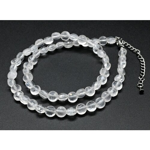 Чокер из горного хрусталя круг гр.6мм, 39см РадугаКамня