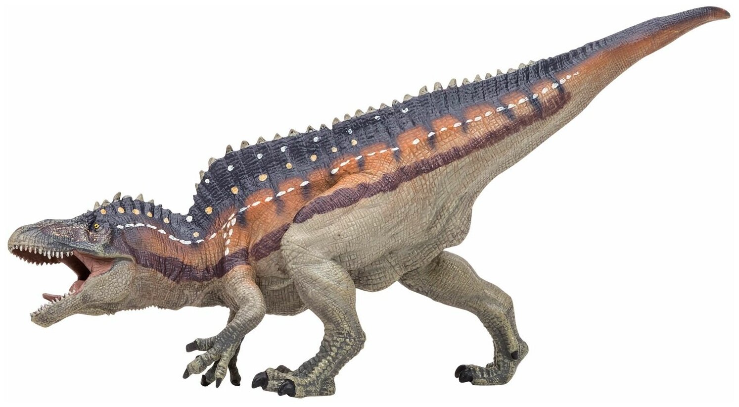 Игрушка динозавр серии "Мир динозавров" Акрокантозавр, фигурка длиной 30 см