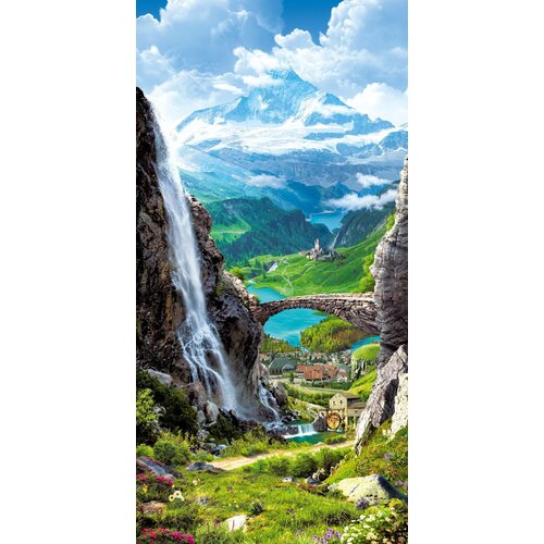 Фотообои DeliceDecor Горы и водопады И 118 100х200см