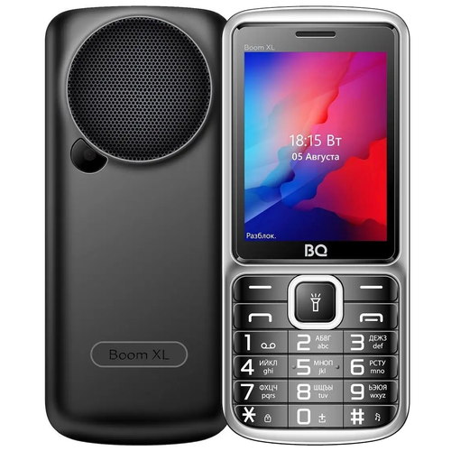 Телефон BQ 2810 BOOM XL, 2 SIM, черный мобильный телефон bq bq 2810 boom xl silver