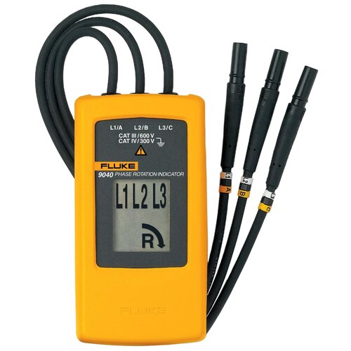 Тестер чередования фаз цифровой FLUKE 9040 кабельный тестер цифровой fluke ms2 100