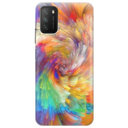 фото Re:pa чехол - накладка artcolor для poco m3 с принтом "акварельная красота"