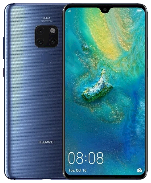 Смартфон HUAWEI Mate 20 6/128 ГБ, Dual nano SIM, полночный синий