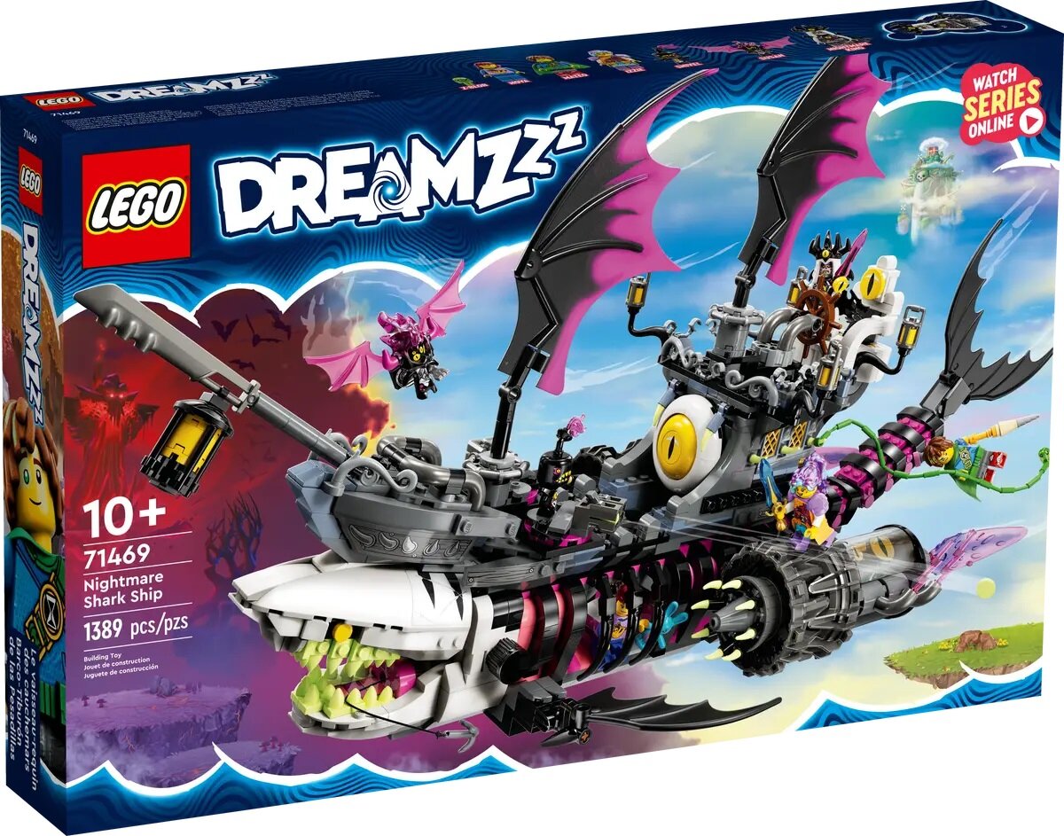 Конструктор LEGO DREAMZzz 71469 Nightmare Shark Ship