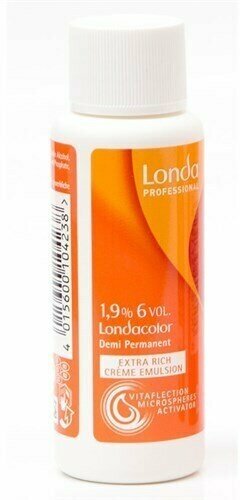 Londa Professional Londacolor Окислительная эмульсия для интенсивного тонирования Extra Rich Creme Emulsion, 1.9%, 60 мл