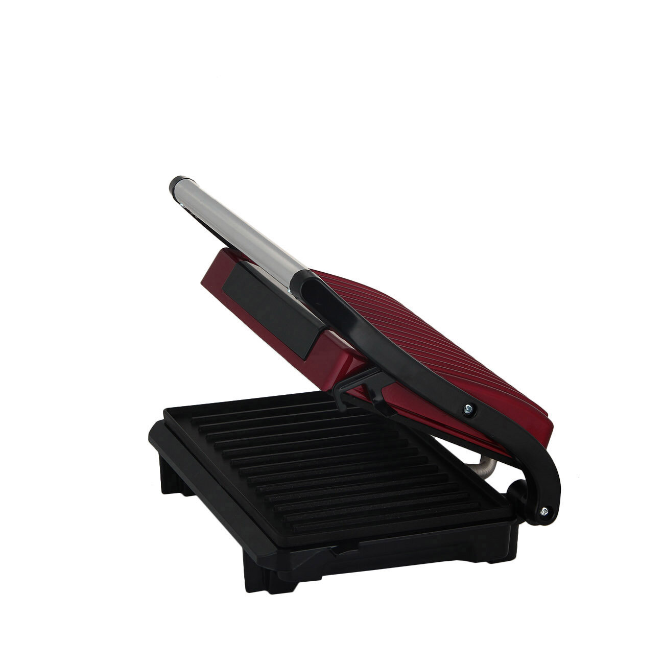 Обзор: Бутербродница Kitfort Panini Maker КТ-1609 2 в 1, 640 Вт, автоподстройка под разную толщину бутербродов, цвет красный