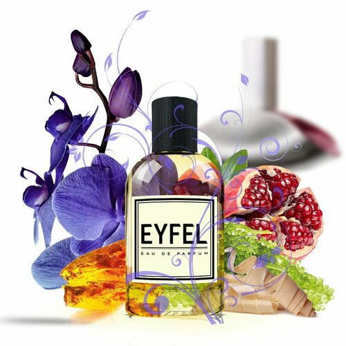 Женские духи EYFEL W24 Calvin Klein Euphoria, 50 мл, вода парфюмерная женская, цветочный, восточный аромат