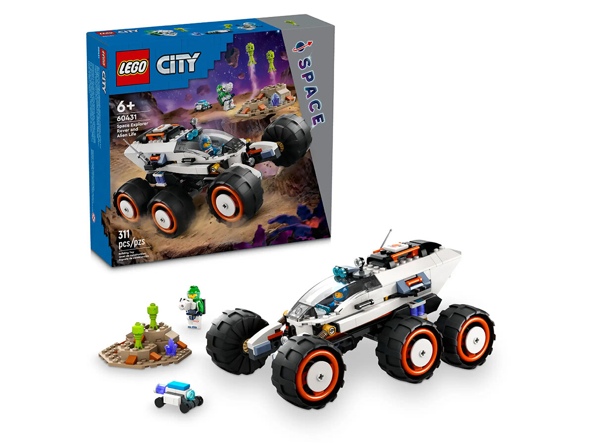 Конструктор Lego City Космический исследовательский вездеход и инопланетная жизнь 60431