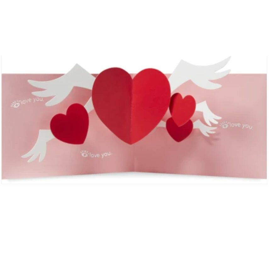 Eye love you Pop-Up Открытка 12.5 x 16.5 см