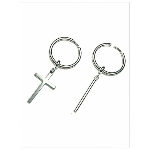 Серьги ДУША_BRAND серебристый 1412₽