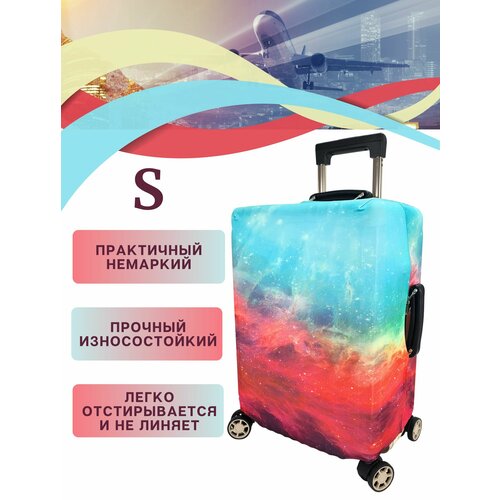 фото Чехол для чемодана your way, размер s, розовый, лиловый, красный, фиолетовый