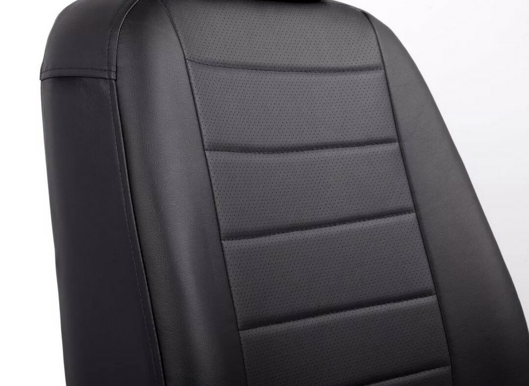 Чехлы на сиденья Seintex HYUNDAI ELANTRA IV sd/hd 2006-2011 экокожа черные - фото №3
