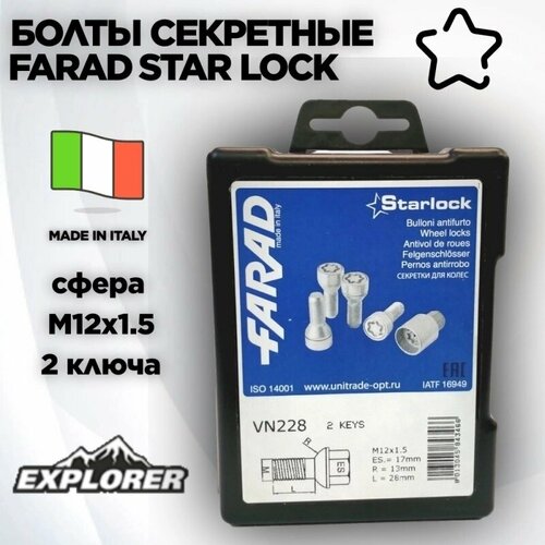 Секретные болты Farad Starlock VN527 серые для Jetour T2 2024-н. в.