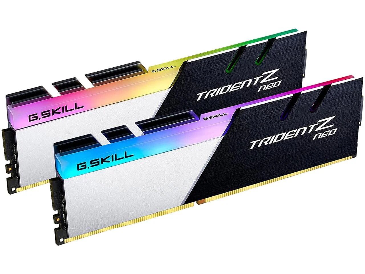 G.SKILL Trident Z Neo (для AMD Ryzen) Series 32 ГБ (2 x 16 ГБ) 288-контактный RGB ПК RAM DDR4 3600 (PC4 28800) Модель памяти для настольного компьютера F4-3600C16D-32GTZNC