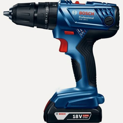 Изображение товара Дрель-шуруповерт аккумуляторная Bosch Pro Bosch GSB 180-LI (0.601.9F8.323)