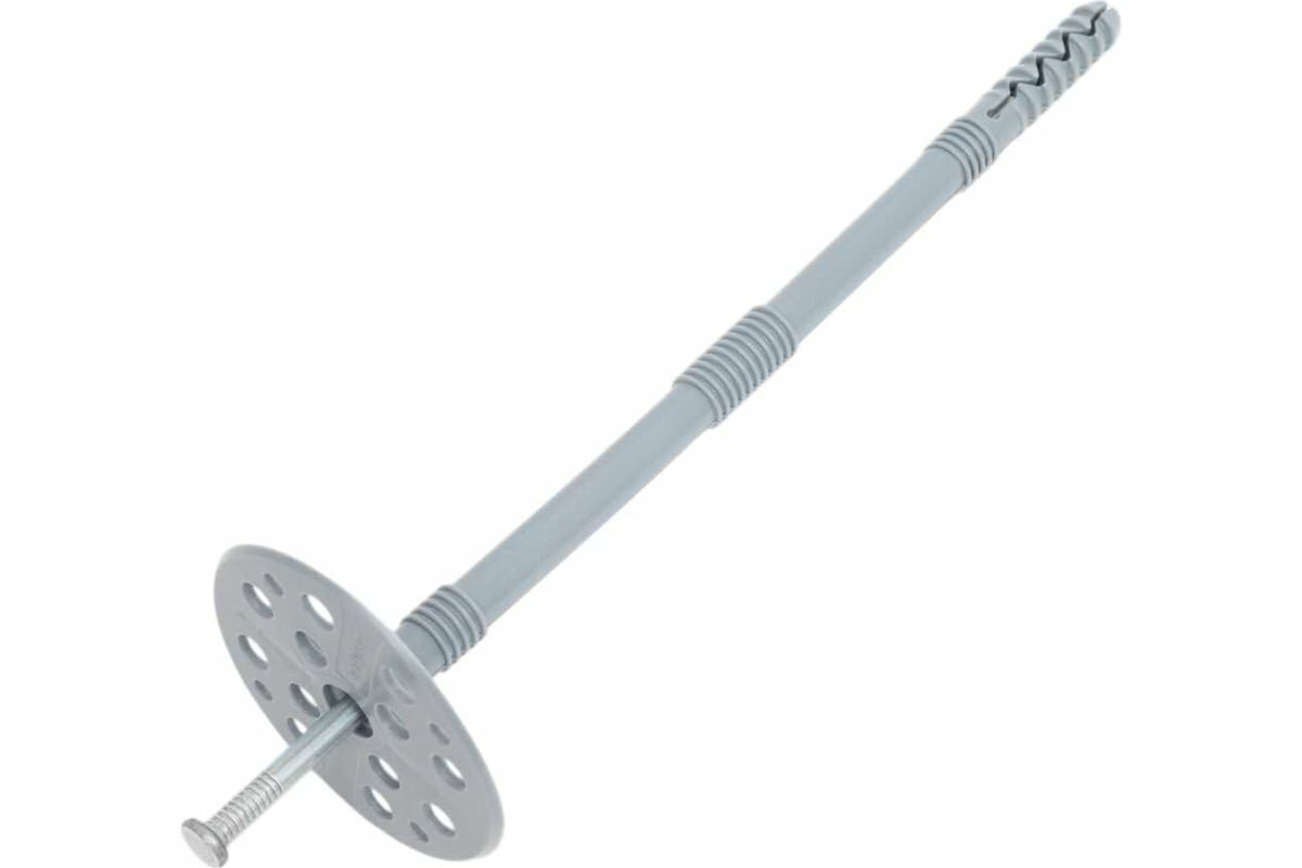 Дюбель для теплоизоляции Gigant (гриб) 10x200 с металлическим гвоздём 200 шт 123869