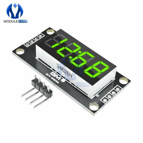 4-значный светодиодный дисплей TM1637 diymore GREEN 155₽