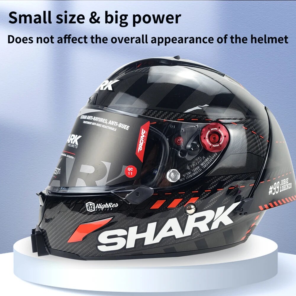 Крепление для мотоциклетного шлема Shark race R pro gp для GoPro hero11 Insta360 OneX3 Rs DJI, For Shark race-R — фото 1