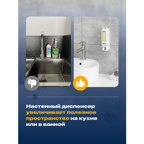 фото Дозатор для жидкого мыла настенный birdhouse, диспенсер механический в ванную bird house