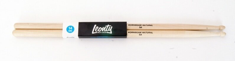 Барабанные палочки 5A Leonty L5AW граб, деревянный наконечник