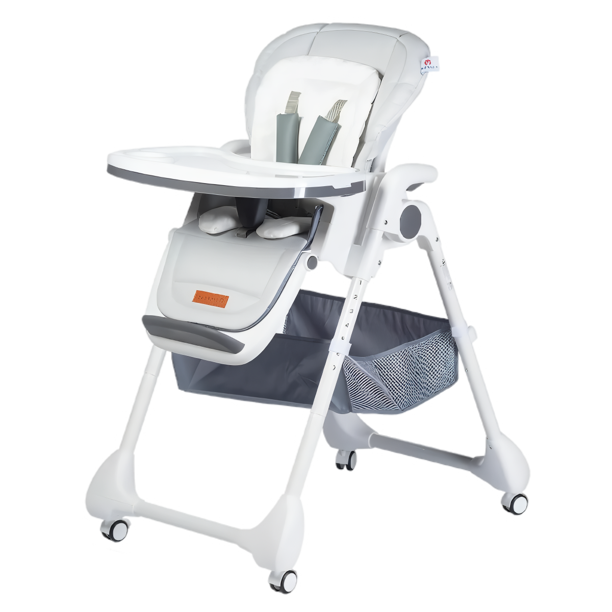 Стульчик для кормления BabyHit "Topping", экокожа, съемный столик, трансформер