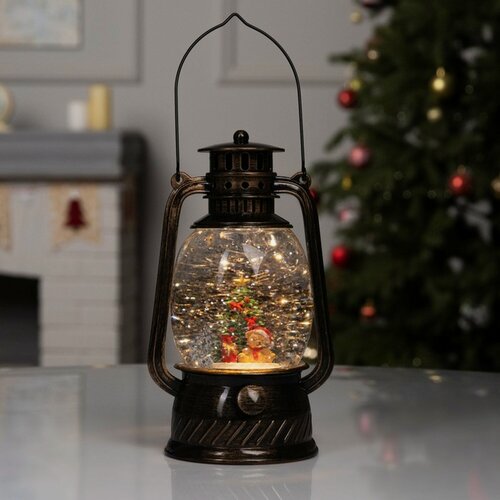 Изображение товара Фигура светодиодная «Елочка», 20.8х11.9х9.7 см, музыка, батарейки ААх3 (не в комплекте), USB, свечение тёплое белое