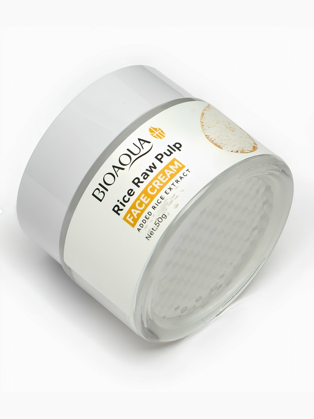 Крем для кожи лица с экстрактом риса Bioaqua, увлажняющий, 50 г — фото 1