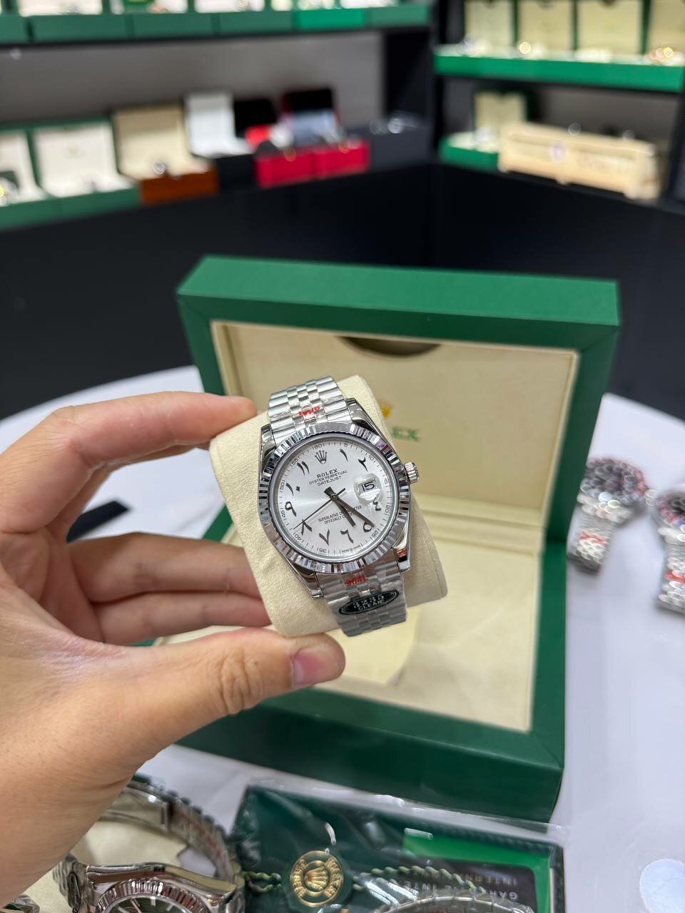 Наручные часы Rolex, 331733 серебристый/черный — фото 1