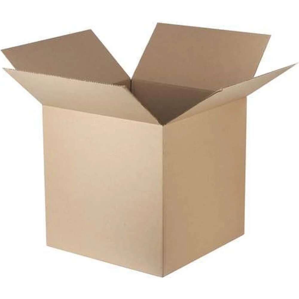 Гофроящик офисмаг ДхШхВ 400х400х400 мм, марка Т23, профиль В, FEFCO 0201 / ГОСТ, исполнение А 440134 — фото 1