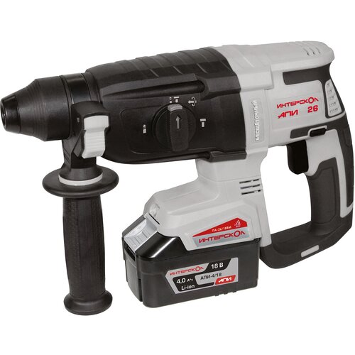 Перфоратор ИНТЕРСКОЛ ПА-2618ВМ АПИ 1 акк 4Ач кейс арт 7314170 18193₽