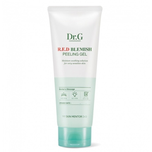 Успакаивающий пилинг-гель Dr.G Red Blemish Peeling Gel 150 мл витаминный пилинг гель для лица dr g brightening peeling gel