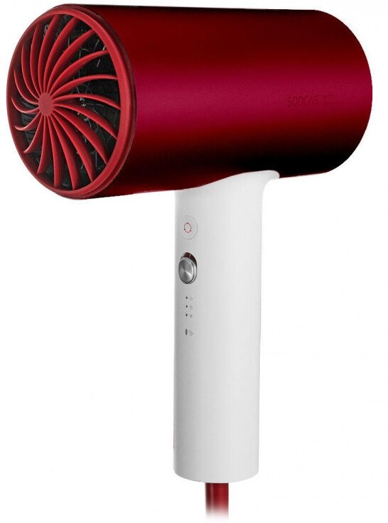 фото Фен мощностью 1800 Вт Xiaomi Soocas Negative Ionic Quick-drying Hairdryer H5 Red (CN)