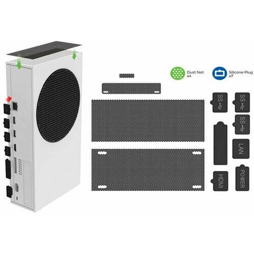 Фильтр защитный пыленепроницаемый на вентилятор для приставки Xbox Series S DOBE TYX-0669 хоста кэбитан s