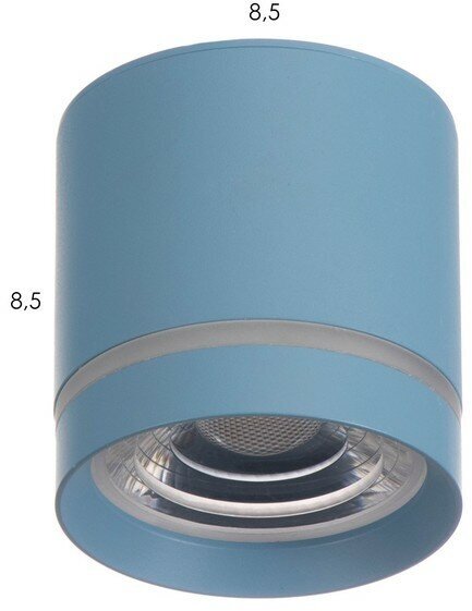 Светильник 86612/1 LED 7Вт 4000К синий 8,5х8,5х9 см - фотография № 9