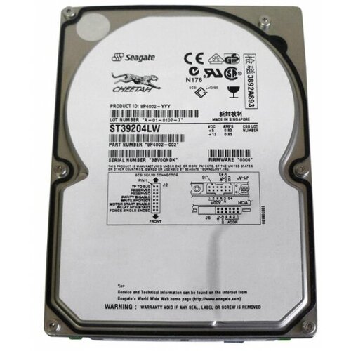 Жесткий диск Seagate ST39204LW 9,2Gb 10000 U160SCSI 3.5