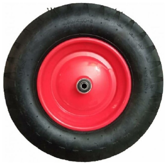 Пневматическое колесо LWI 4.80/4.00-8 16 мм - фотография № 1
