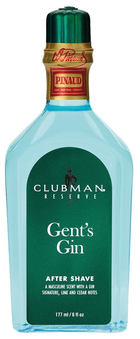 Лосьон после бритья After Shave Lotions Gent Gin Clubman, 177 мл