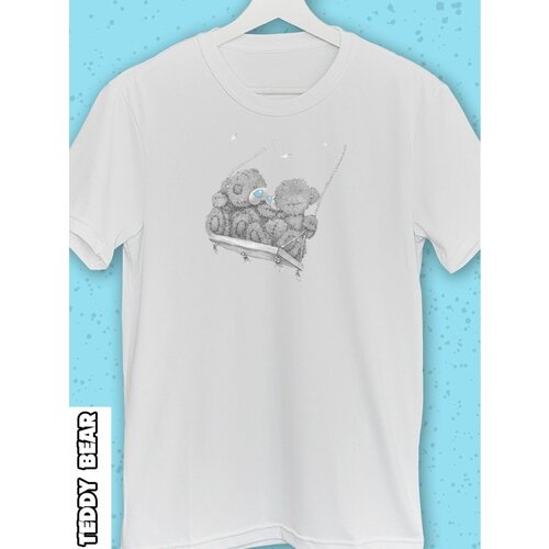 фото Футболка hilari, размер 50, черный, белый