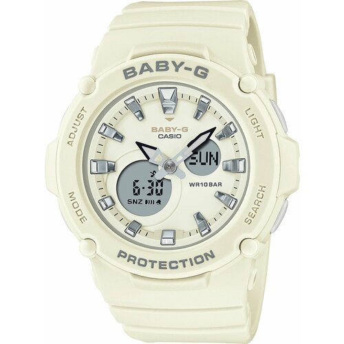 Наручные часы CASIO Baby-G BGA-275-7A, белый, бежевый наручные часы casio наручные часы casio baby g bga 290 белый