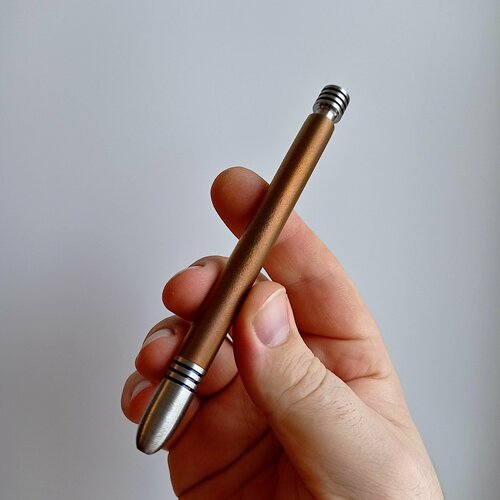 Титановая тактическая сверхпрочная ручка - Мини Бронза Стержень Parker 2700₽