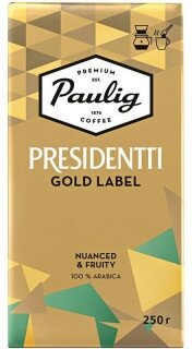 Кофе Paulig Presidentti Gold Label в зернах, 250гр - фото №18