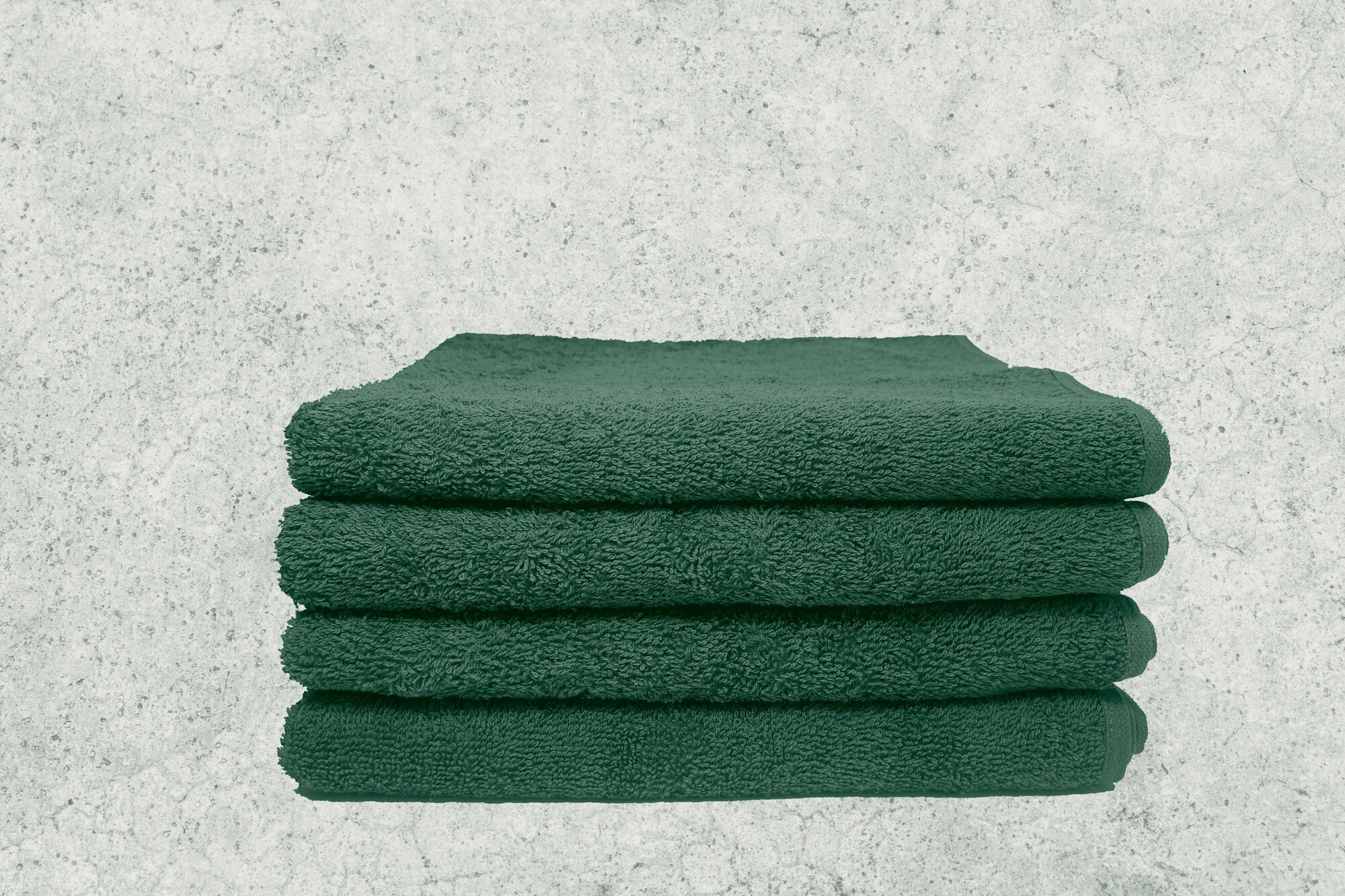 Полотенце махровое для рук и лица, 40х70см, темно-зеленое - фотография № 7