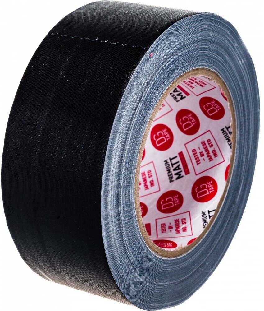 Клейкая лента Dgtape Matt - Гаффа тейп 50мм/25м - Черный Matt50050/25/b . - фотография № 4