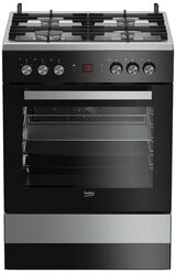 Комбинированная плита Beko FSM 62530 DXMS, черный